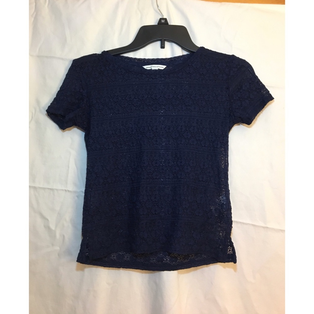 American eagle outfitters navy blue tee